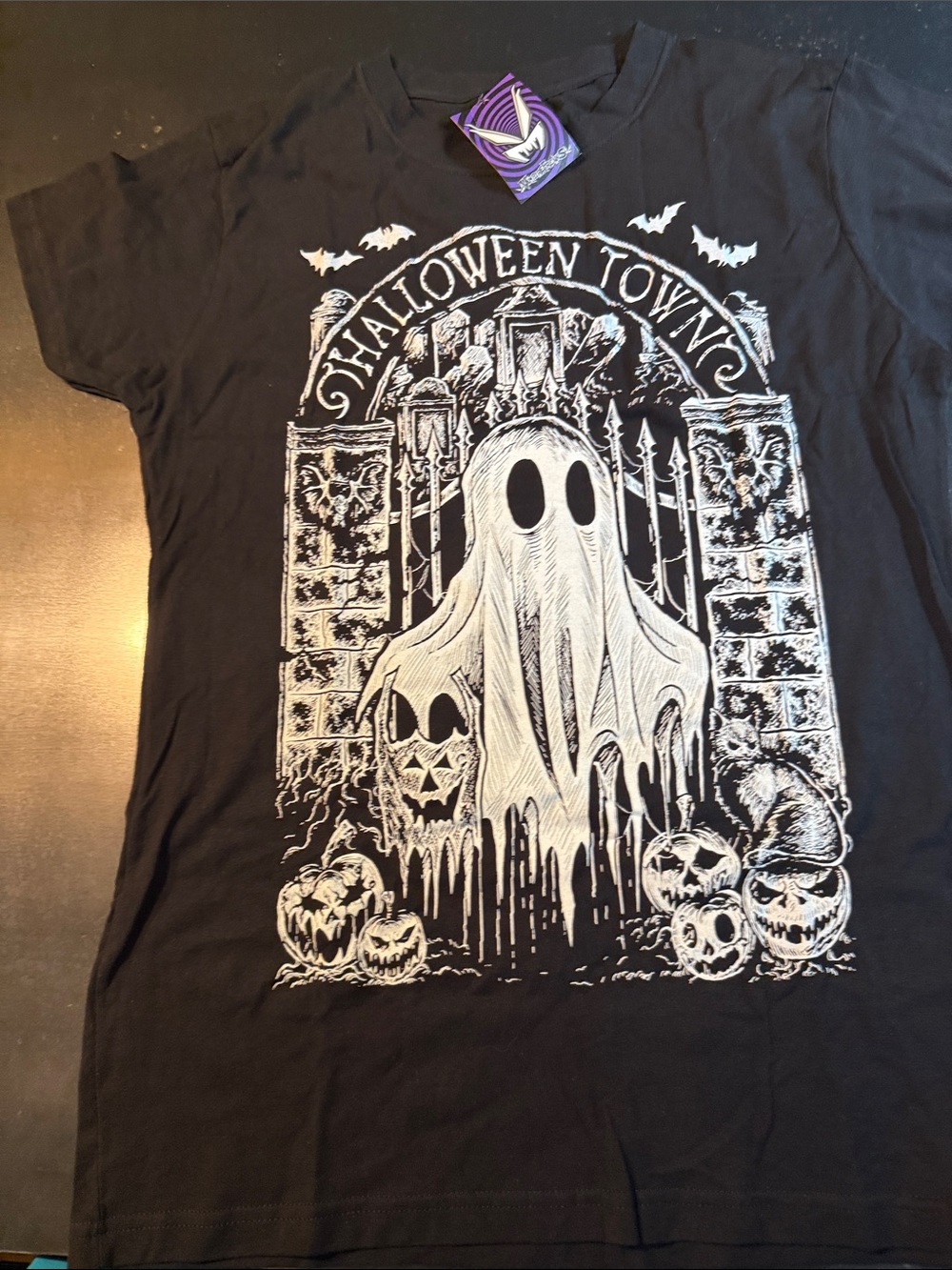 Ghost Graphic Tee - Black